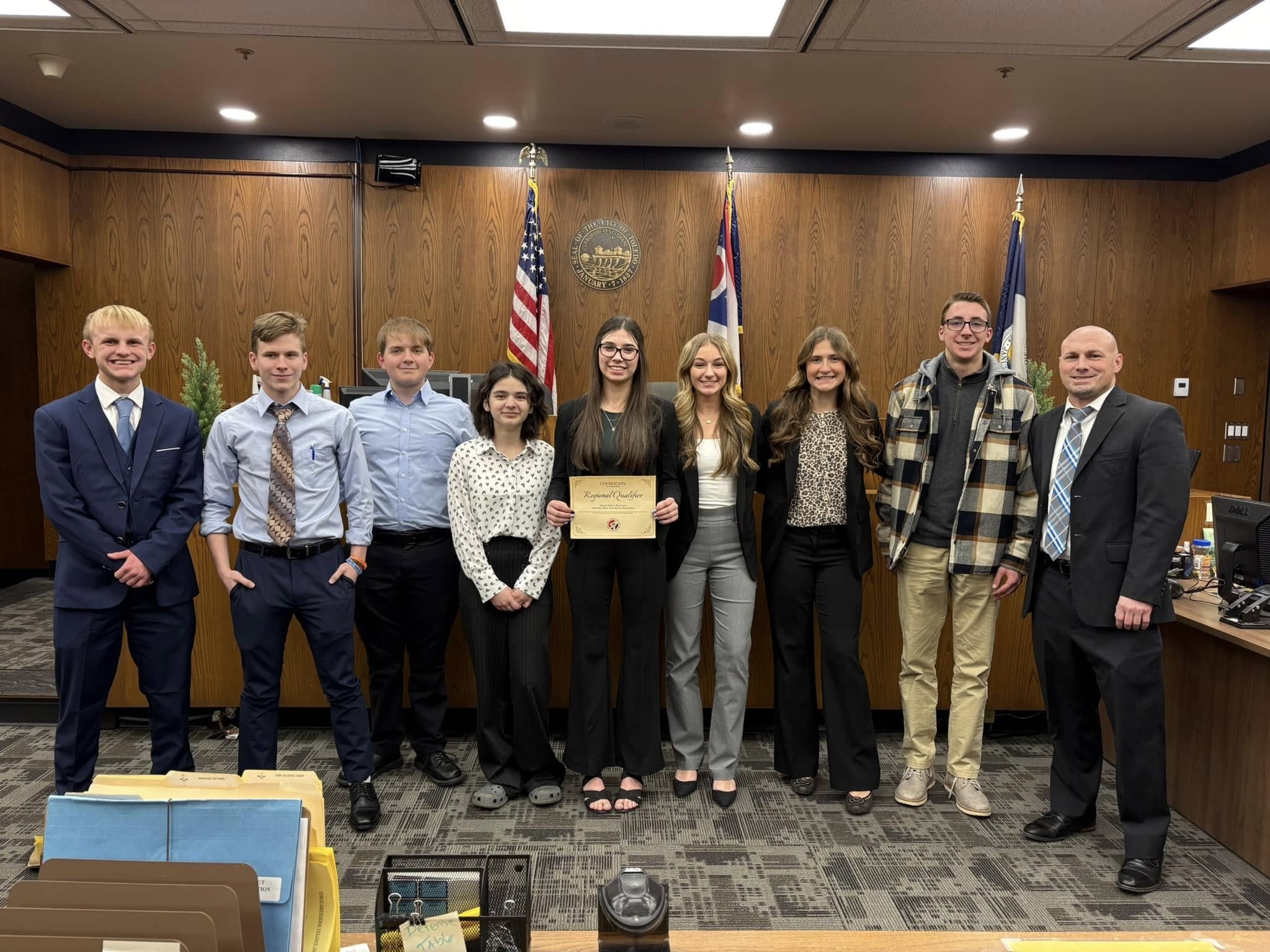 Mock Trial Students