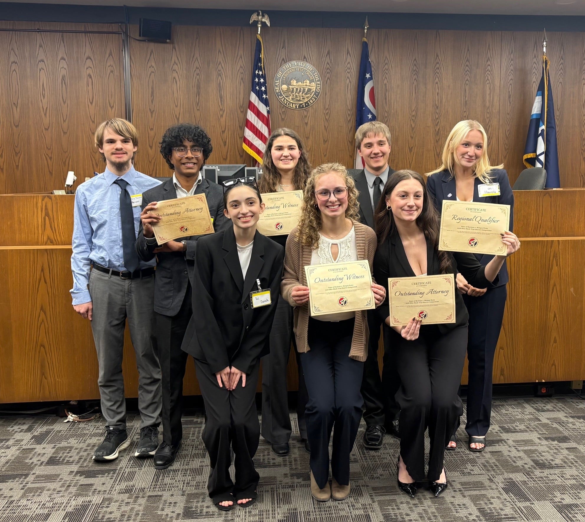Mock Trial Students