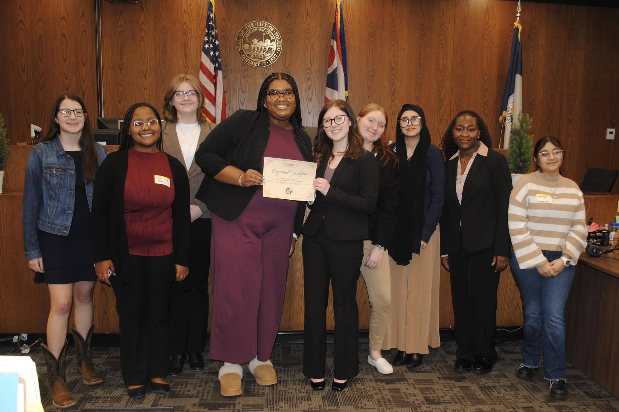 Mock Trial Students 